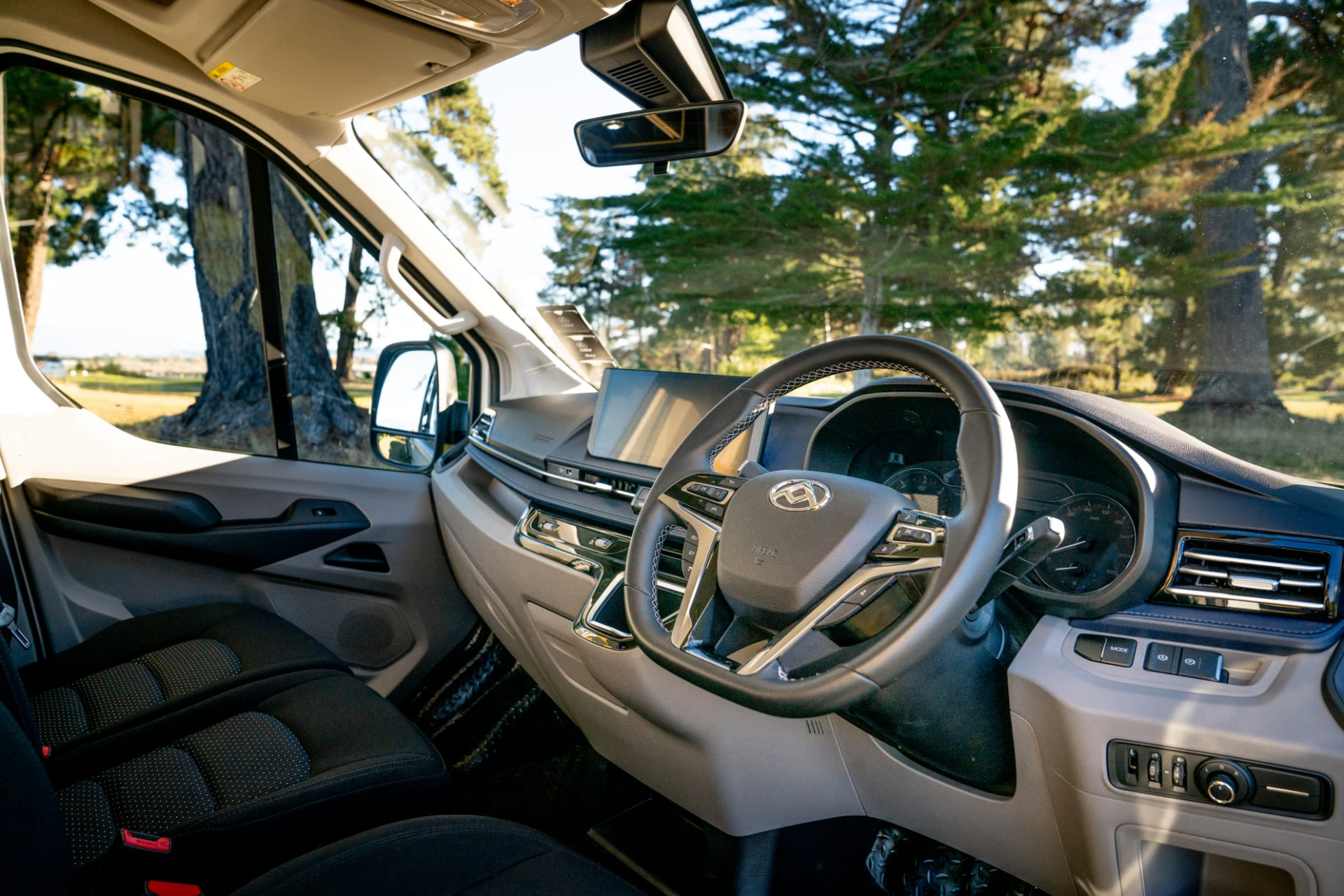 Cab interior